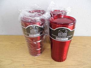 Lot of 4 New Silver Buffalo Tumblers