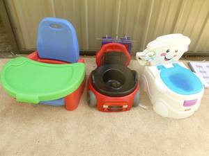 lot 50 image: Potty chairs. As shown.