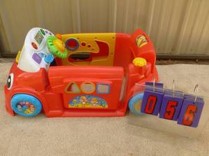 lot 56 image: Kids toy car with sounds. As shown.