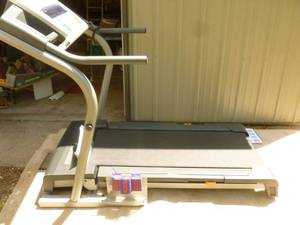 lot 90 image: Nordic trak c2200 tread mill with accessories. As shown.