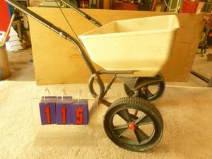 lot 115 image: Broadcast spreader. As shown.