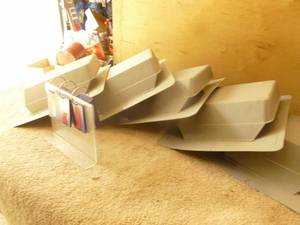 lot 120 image: Qty of 5 roof vents. As shown.