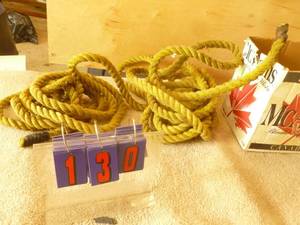 lot 130 image: 1 nylon rope. As shown.