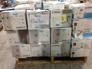 PALLET OF MOEN FAUCETS FOR PARTS