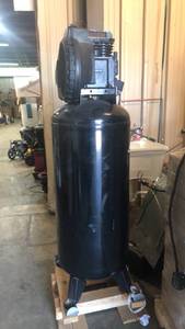 Husky 60 Gal. Stationary Electric Air Compressor IN LIKE NEW CONDITIONS WORKING