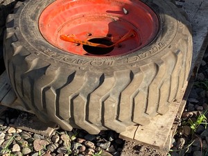 lot 23 image: (2) Heavy Equipment Tires