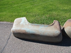 lot 14 image: 2 REAR FENDERS FOR OLD CHEVROLET TRUCK