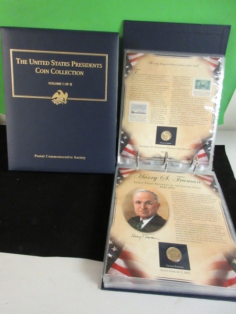 U.S.PRESIDENTS COIN COLLECTION VOL. 1 2 COLLECTIONS OF COINS