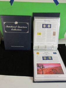 lot 132 image: STATEHOOD QUARTER COLLECTION FROM POSTAL COMMEMORATIVE SOCIETY VOL 1 & 2