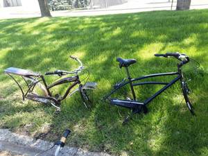 lot 15 image: Schwinn Midway & Huffy Bike Frames