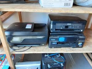 lot 22 image: 3-Printers H.P., Epson, Brother