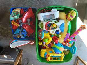 lot 30 image: 2-Bins Of Toys