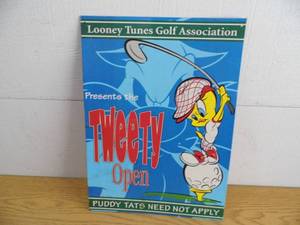 Tweety Metal Sign