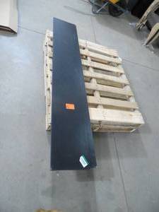 lot 45 image: (3) Closet Maid Shelf Boards 12 x 72 Black.