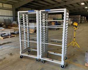 lot 61 image: Rubbermaid Storage Racks (Qty 2)