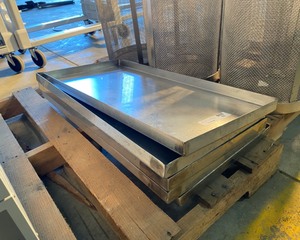 lot 59 image: Stainless Steel Shelves