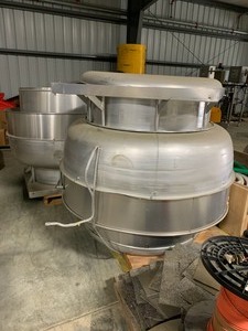 lot 75 image: Two Large Powered Rooftop Vents