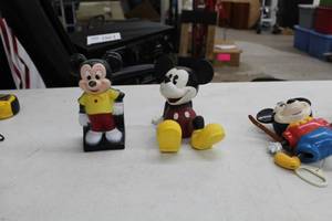 Lot of (2) Mickey Mouse Coin Banks