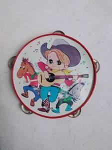 lot 119 image: VINTAGE Childs Tambourine Toy