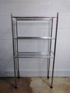 lot 120 image: 3-Tier Metal Shelf