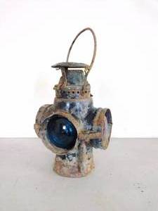 lot 155 image: VINTAGE Adlake Railroad Lantern