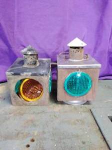 lot 37 image: Pair of Signals