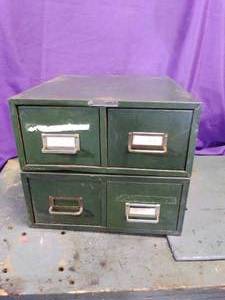 lot 46 image: Set of 4 Index Drawers