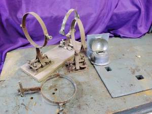 lot 68 image: Lot of Lantern Mounts & Parts