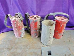 lot 76 image: Old Railroad Fuse Holders