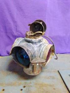 lot 84 image: Train Lantern