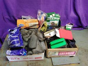 lot 216 image: Lot of Steel Wool & Stripping Tools