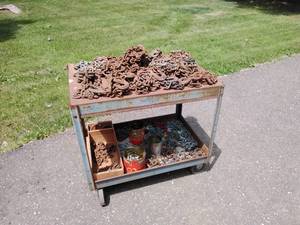 lot 230 image: Rolling Cart with Chains