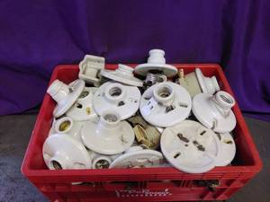 lot 196 image: Crate of Porcelain Lamp Bases