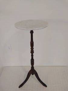 Marble Topped Plant Stand