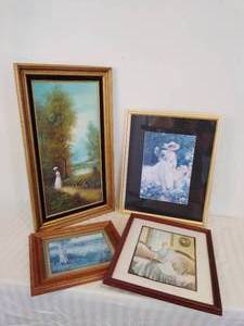 4 Framed Pictures