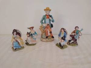 5 Ceramic Statues