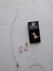 Swarovski jewelry & 1Sterling Silver Necklace