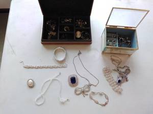2 Jewelry Boxes and Misc Jewelry