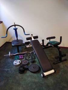 Collection of Fitness Equipment