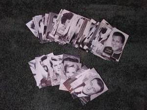 116 Vintage Celebrity Headshot Cards