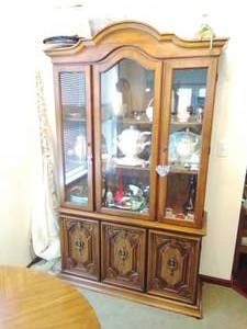 China Cabinet with Contents