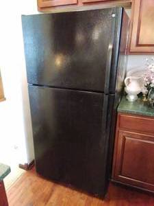 Black GE Refrigerator