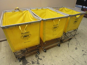lot 613 image: GLOSSTEX UTILITYLAUNDRY CARTS