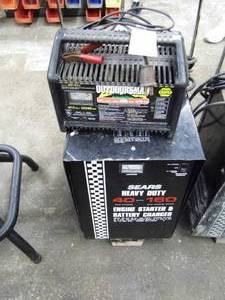 lot 108 image: Lot of 2 Battery Chargers
