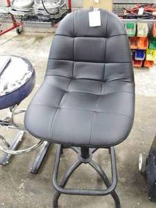lot 109 image: Black Swivel Stool