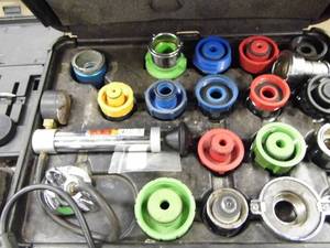 lot 167 image: Blu Point Master Coolant Pressure Tester Kit