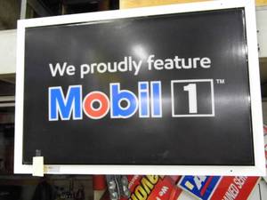 lot 214 image: Mobil Sign Face