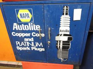 lot 244 image: NAPA Parts Cabinet