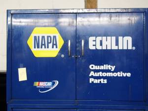 lot 254 image: NAPA Parts Cabinet