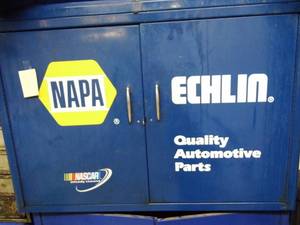 lot 255 image: NAPA Parts Cabinet